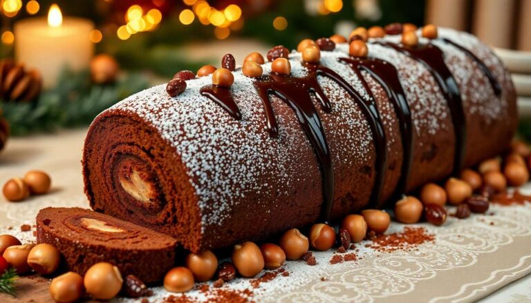 Bûche de Noël Chocolat Noisette par Cyril Lignac avec Thermomix