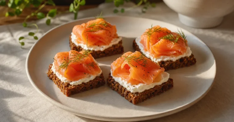 toasts au saumon fume et fromage sur pain depices 1200x630 1