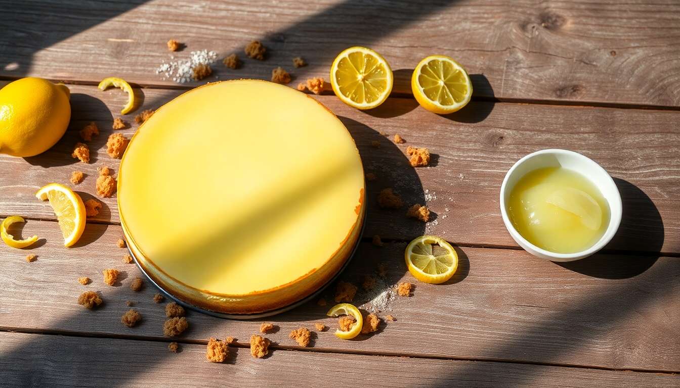 Recette de cheesecake au citron sans cuisson