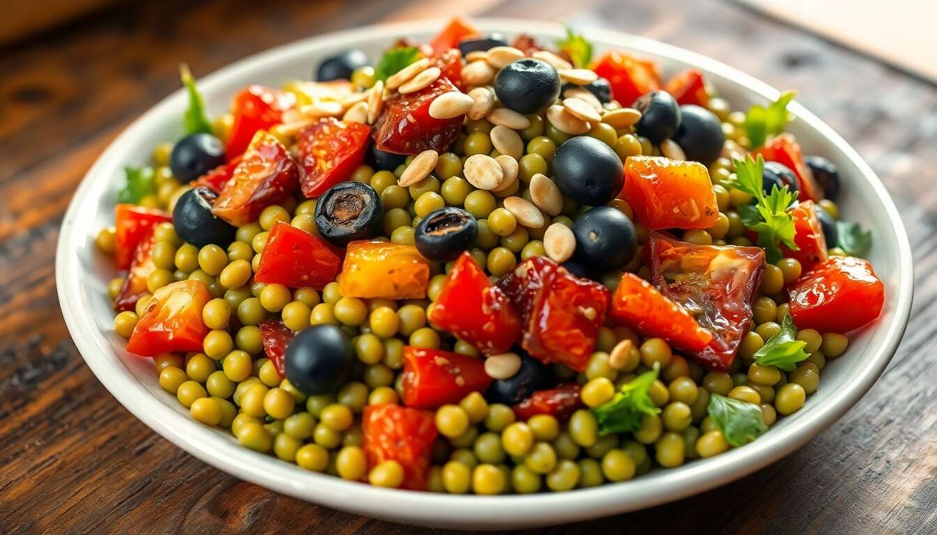 Délicieuse salade de lentilles : une recette simple et savoureuse