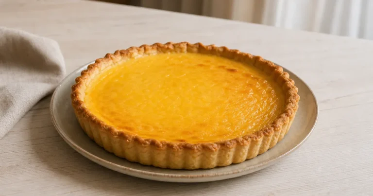 Pâte Brisée et maison, un plat principal servi à table