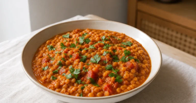 avec Hervé Cuisine maison, un plat principal servi à table