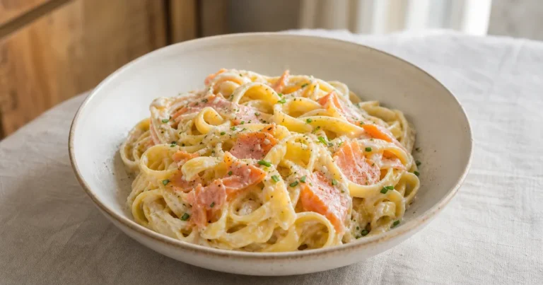 tagliatelles cremeuses au saumon fume recette facile et rapide 1200x630 1