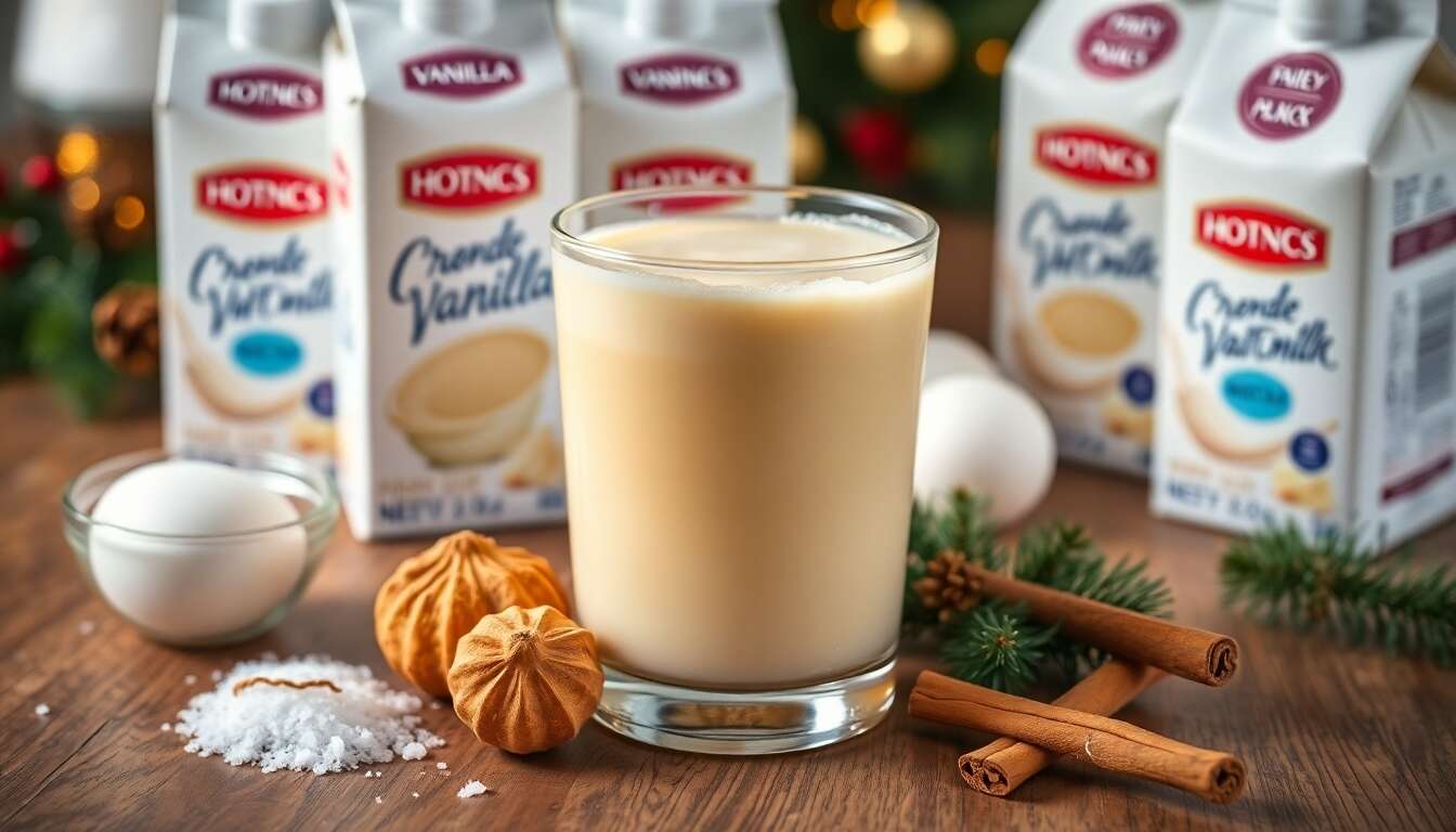 Recette facile de lait de poule pour Noël