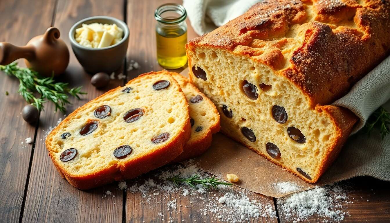 Cake aux olives : recette facile et savoureuse
