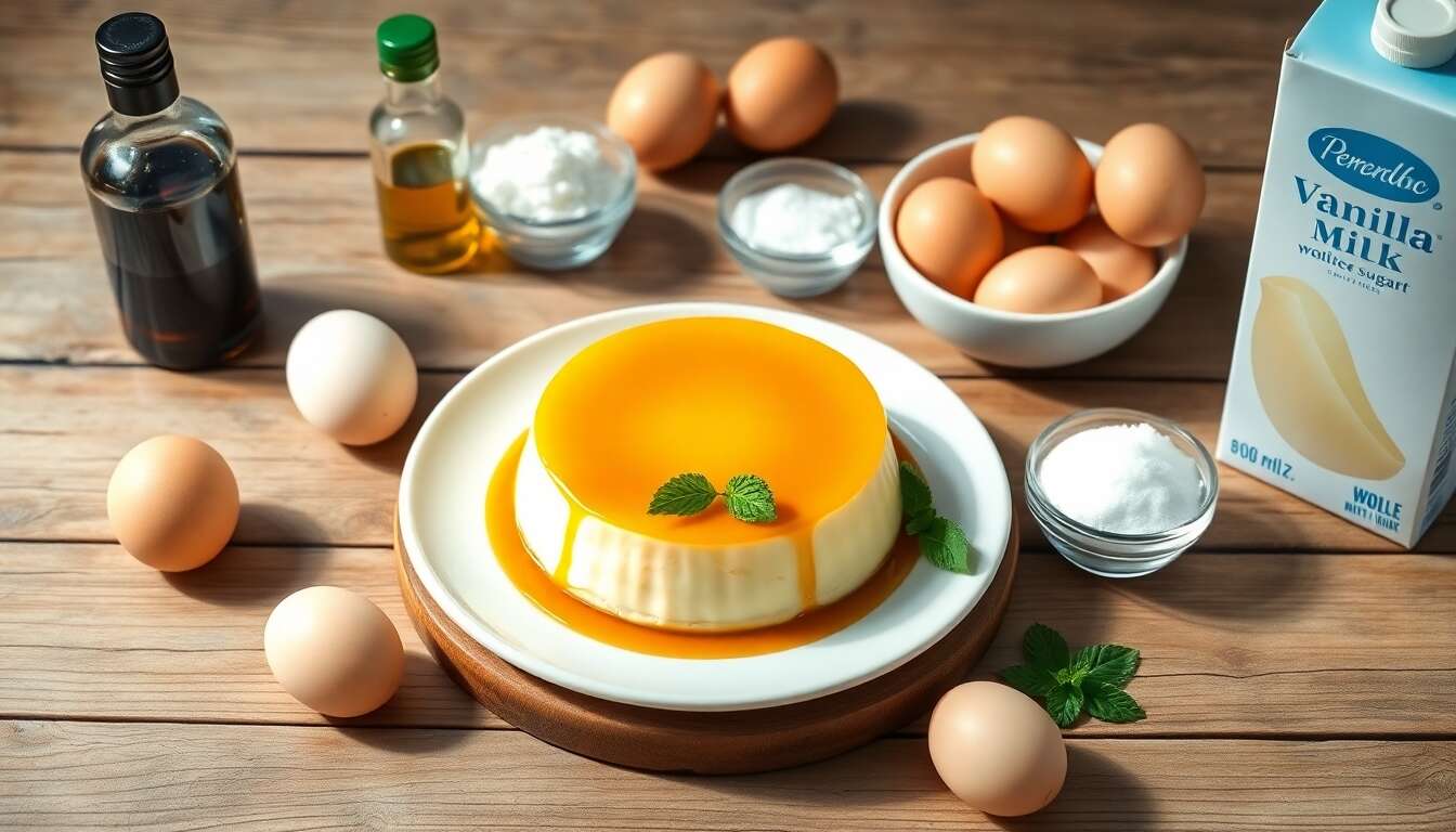 Flan aux oeufs maison : recette facile et rapide