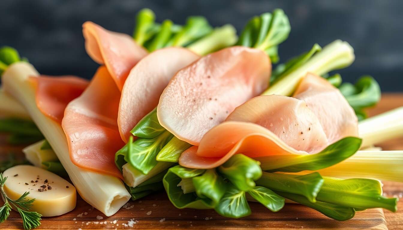 Recette d'endives au jambon : plat traditionnel et savoureux