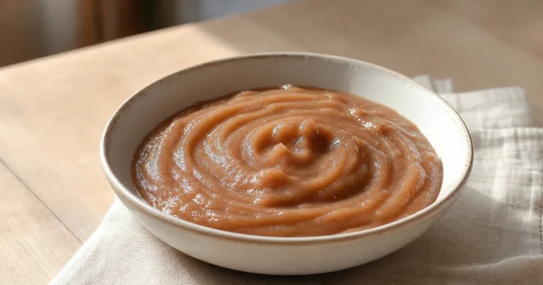 Crème de marrons maison, un dessert servi à table