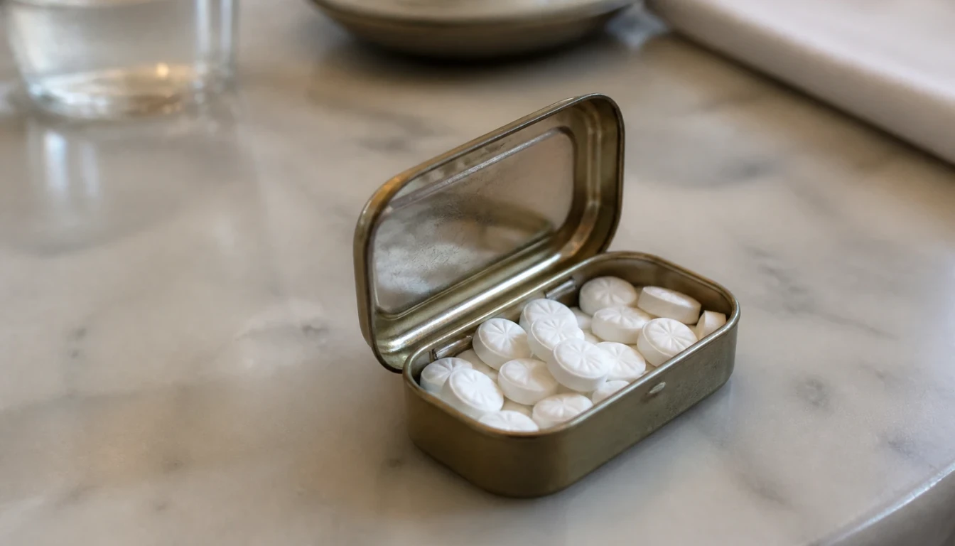 Pastilles Vichy, confiserie née des eaux thermales