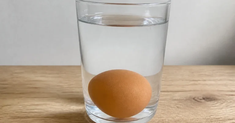 test oeufs frais