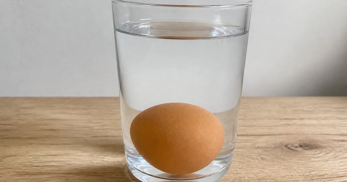 test oeufs frais