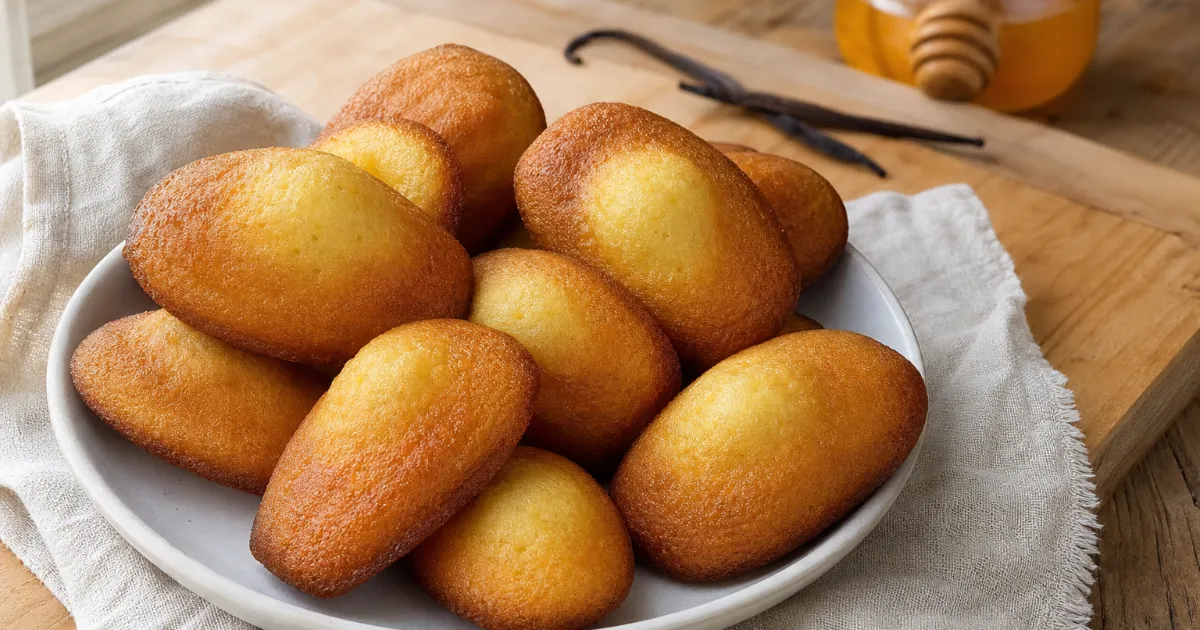 recette biscuit madeleine cyril lignac