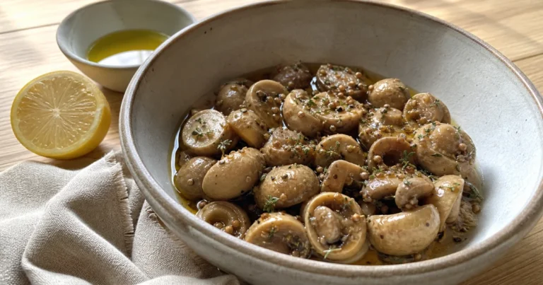 recette champignon grecque