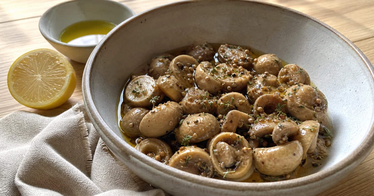 recette champignon grecque