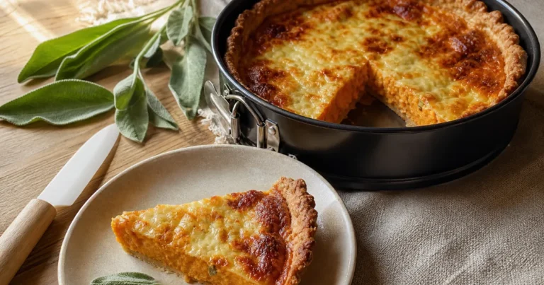 tarte potiron salee